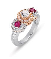 Diamond AND Ruby Ring