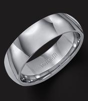 TUNGSTEN CARBIDE LOW DOME WITH BRIGHT FINISH 7MM