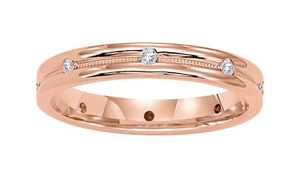 ROSE GOLD DIAMOND RING AVAILABLE IN ALL COLORS GOLD AND PLATINUM