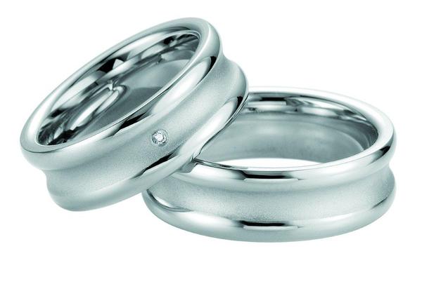 75mm STERLING SILVER WITH PLATINUM FINISH- RING ON BOTTOM
