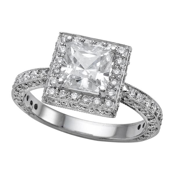 HALO ENGAGEMENT FOR SQUARE CENTER STONES