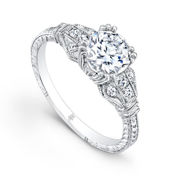 SWEET PERIOD STYLE ENGAGMENT RING
