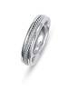 14KT WEDDING RING COMFORT FIT WITH CENTER TWIST 5MM