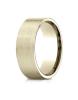 Yellow Gold 8mm Comfort-Fit Satin-Finished Carved Design Band