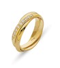 STATIONARY THREE BAND DIAMOND RING IN GOLD OR PLATINUM