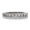SHARED PRONG HAND MADE ETERNITY BAND GOLD OR PLATINUM 1.60 CARATS