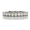 MICRO PAVE HAND MADE ETERNITY BAND GOLD OR PLATINUM 1.35 CARATS