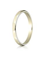14K YELLOW GOLD 2MM HIGH POLISHED FACETED DESIGN