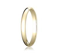 CLASSIC SHAPE YELLOW GOLD COMFORT FIT RING 2MM