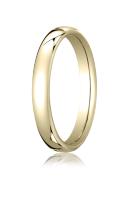 YELLOW GOLD EURO SHAPE COMFORT FIT RING 35MM