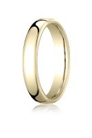 YELLOW GOLD EURO SHAPE COMFORT FIT RING 45MM