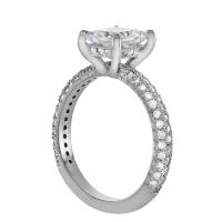 ENGAGEMENT RING, PAVE MOUNTING,